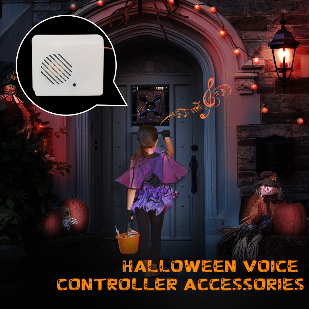 Halloween Sound Sensor Voiceactivated Scary Props Halloween Decoration