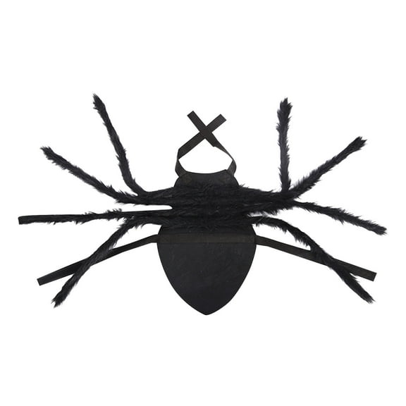 Halloween Spider for Pets - 8-Legged Spider Wing Outfit for Cats & Small to Medium Dogs, Fun Dress Up for Halloween Parties & Festivals