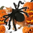 thumbnail image 1 of Halloween Spider Costume for Cats & Small Dogs, Realistic Fuzzy 8-Leg Pet Dress Up Outfit, Funny Puppy Cat Apparel, 1 of 6