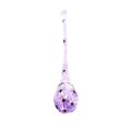 thumbnail image 1 of Halloween Spider Egg Sack Lights, 3.2 Foot Hanging Web Decoration with Black Spider and Battery-Powered LEDs, Outdoor Porch Tree Fence Accent, Haunted House Party Decor (Purple), 1 of 5