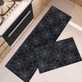 thumbnail image 1 of Halloween Spider Kitchen Rugs and Mats Non Skid Washable Set of 2, Black Kitchen Mats for Floor, Autumn Night Spooky Holiday Celebrate Under Sink Kitchen Runner Rug, 1 of 6