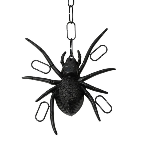 Halloween Spider Ornament with Lights, Scary LED Spider Hanging Ornaments Decorations for Halloween Wall Home Decor Gift