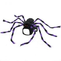 Halloween Spider Pet for Dogs & Cats - Funny Gray Araneid Dress Up Outfit, Adjustable Halloween Party Apparel for Small to Medium Pets
