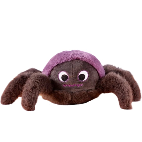 Halloween Spider Squeaky Plush Dog Tool, Soft Durable Chew Tool for Small Medium Dogs, Interactive Teeth Cleaning Pet Tool for Halloween