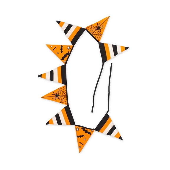 Halloween Spider Web Cotton Pennant Bunting