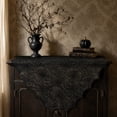 thumbnail image 1 of Halloween Spider Web Knitted Lace Table Runner, Spooky Decor for Dining Table Mantel Party Atmosphere Building,S, 1 of 6