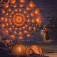 thumbnail image 1 of Halloween Spider Web Lights with Remote 70 LED Orange Purple String Lights for Outdoor Indoor Party Decoration, 1 of 6