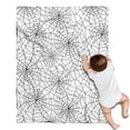 thumbnail image 1 of Halloween Spider Web Pattern Blanket,Comfortable Soft Flannel Throw Blanket,All Season,Warm Lightweight Blankets for Sofa Bed Couch Living Room Chair,30"x40", 1 of 4