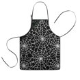 thumbnail image 1 of Halloween Spider Web Pattern Kids Aprons for Girls and Boys,Adjustable Neck Strap Toddler Aprons for Kids Cooking Baking, 1 of 7