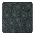 thumbnail image 1 of Halloween Spider Web Pattern Square Fitted Tablecloth with Elastic Edge,Square Table Cover,Washable Elastic Table Cover for Home Kitchen Party Decor 36"x36", 1 of 6