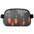 thumbnail image 1 of Halloween Spider Web Pumpkin Pattern Cute Fanny Packs for Women,Travel Waterproof Crossbody Fanny Bags Waist Purse for Women Anti Theft Adjustable Strap for Running Travel Cycling, 1 of 4