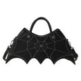 thumbnail image 1 of Halloween Spider Web Shape Shoulder Bags Personality Batgirl Tide Pu Handbags Fashoin Messenger Crossbody Bag, 1 of 10