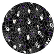 thumbnail image 1 of Halloween Spider Web and Skulls Pattern Round Fitted Tablecloth with Elastic Edge,Dining Table Cover Waterproof,Outdoor Round Tablecloth for Camping,Dining,Indoor and Outdoor, 1 of 7