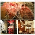 thumbnail image 1 of Halloween Spider Web, Spooky Cobweb Halloween Party Decorations, Spider Webs, Spider Web Decoration, Spider Webs Halloween Decorations, 2 Fake Spiders 20g Spider Webs, 1 of 9