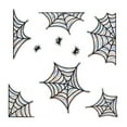 thumbnail image 1 of Halloween Spider Web Window Stickers – 9 Pack Self-Adhesive Removable PVC Glass Decals, Electrostatic Color Film for Haunted House, Party & Holiday Decorations, 1 of 5