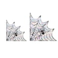 thumbnail image 1 of Halloween Spider Web Window Stickers – Self-Adhesive Removable PVC Glass Decals, Electrostatic Color Film for Haunted House, Party & Holiday Decorations (2 Pack), 1 of 5