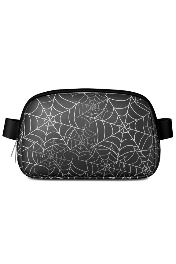 Halloween Spider Webs Cute Fanny Packs for Women,Travel Waterproof Crossbody Fanny Bags Waist Purse for Women Anti Theft Adjustable Strap for Running Travel Cycling