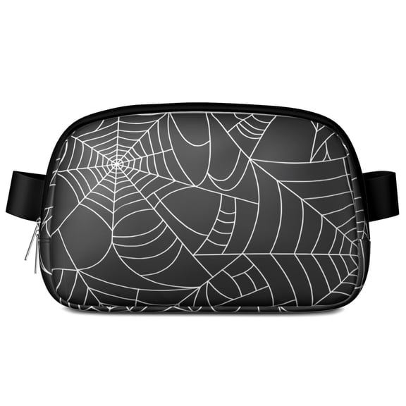 Halloween Spider Webs Cute Fanny Packs for Women,Travel Waterproof Crossbody Fanny Bags Waist Purse for Women Anti Theft Adjustable Strap for Running Travel Cycling