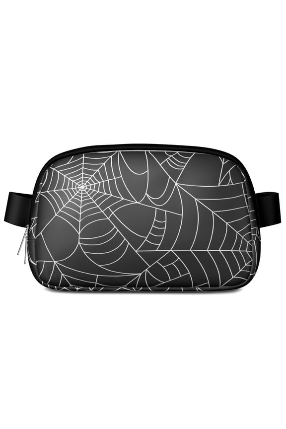 Halloween Spider Webs Cute Fanny Packs for Women,Travel Waterproof Crossbody Fanny Bags Waist Purse for Women Anti Theft Adjustable Strap for Running Travel Cycling