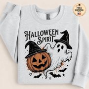Halloween Spirit Ghost Sweatshirt