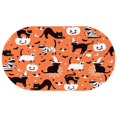 thumbnail image 1 of Halloween Spooky Black Cats Pumpkin Tablecloth Water Resistant Table Cloth for Dining Holiday Halloween Dinner Oil-Proof Oval 60x102 Inch Washable Table Covers for Party, 1 of 1