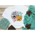 thumbnail image 1 of Halloween Spooky Boo Graphic Tee Fall Design Comfortable Shirt Comfort Cotton Casual T-Shirt White S-5XL, 1 of 5