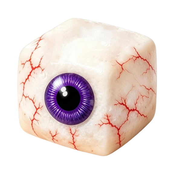 Halloween Spooky Eyeball Fidget Cube, Stress Relief Squeeze Toys, Slow Rising Squishies Toys, Horror Style Squishies, Rising Stress Cube for Adults Sensory, Ideal Gift for Halloween Birthday Surprise