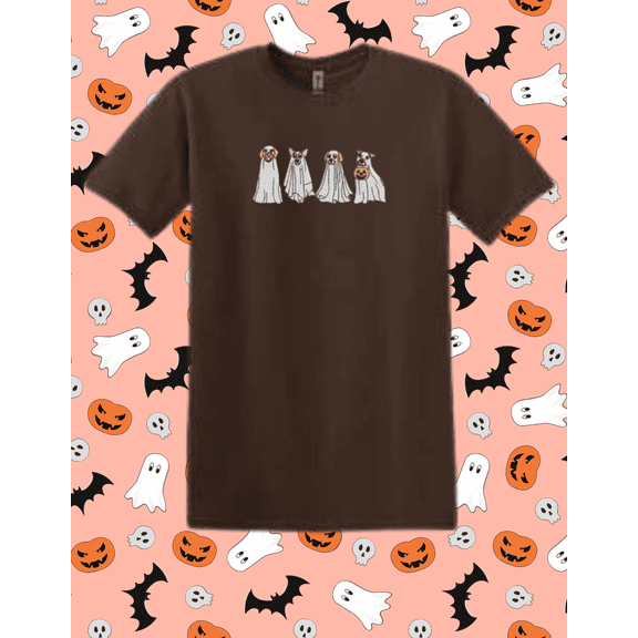 Halloween Spooky Ghost Dog T-shirt