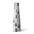 Halloween Spooky Icons Pattern Cola Shaped Water Bottle 1 Pack, Vacuum ...