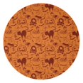 thumbnail image 1 of Halloween Spooky Icons Pattern Round Blanket,Comfortable Soft Flannel Throw Blanket,All Season,Warm Lightweight Blankets for Sofa Bed Couch Living Room Chair 47"x47", 1 of 5