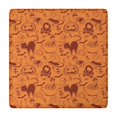 thumbnail image 1 of Halloween Spooky Icons Pattern Square Fitted Tablecloth with Elastic Edge,Square Table Cover,Washable Elastic Table Cover for Home Kitchen Party Decor 34"x34", 1 of 6