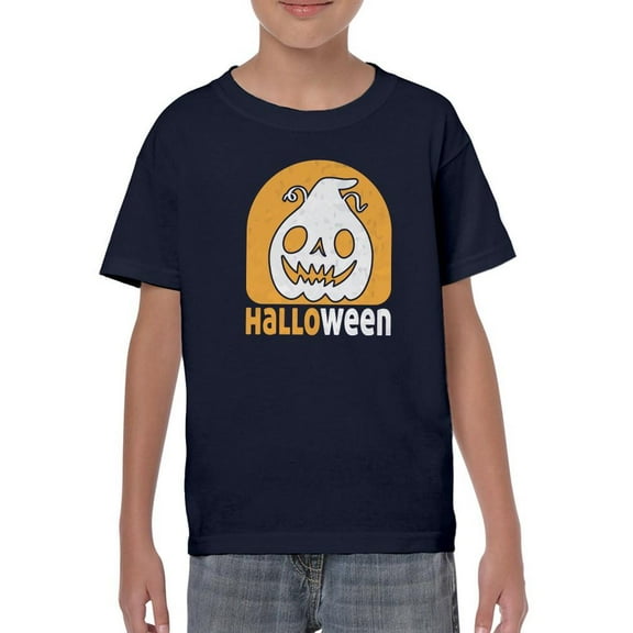 Halloween Spooky Jack-O-Lantern T-Shirt Juniors -Image by Shutterstock,  Medium