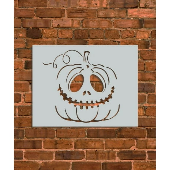 Halloween Spooky Pumpkin Stencil