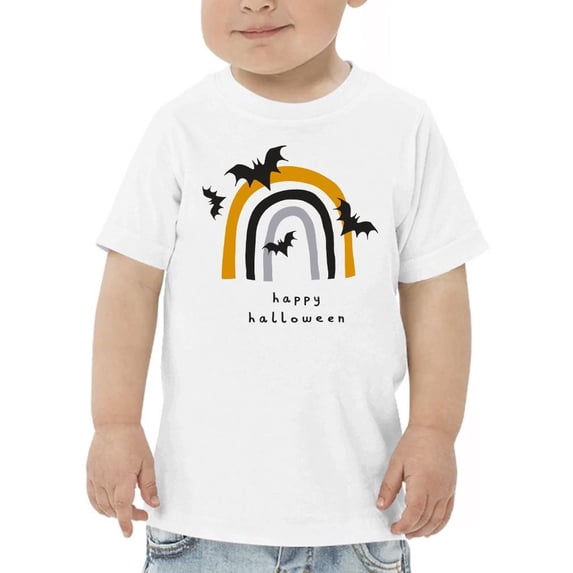 Halloween Spooky Rainbow T-Shirt Toddler -Image by Shutterstock, 2 Toddler