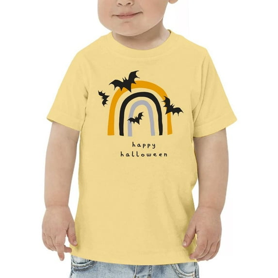 Halloween Spooky Rainbow T-Shirt Toddler -Image by Shutterstock, 4 Toddler