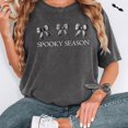 thumbnail image 1 of Halloween Spooky Season Bow Graphic T-Shirt – Cute Gothic Aesthetic Tee for Women, 1 of 2