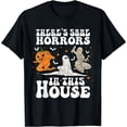 thumbnail image 1 of Halloween Spooky Season Funny Gost Party Men Women Short Sleeve T-Shirt Black Casual Tee, 1 of 5