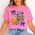 thumbnail image 1 of Halloween "Spooky Season" Ghost T-Shirt – Cute Candy Corn Ghost Graphic Tee, Unisex Casual Crew Neck, 1 of 2