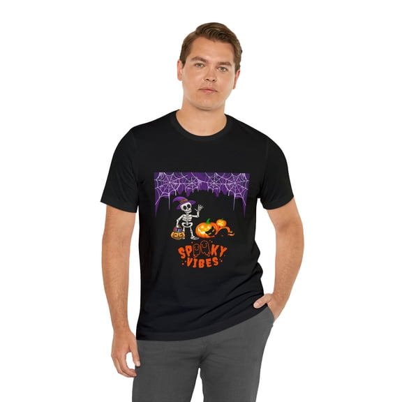 Halloween Spooky Shirt Unisex in Black