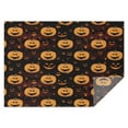 thumbnail image 1 of Halloween Spooky Tablecloth Wrinkle Resistant Washable Tablecolths Table Covers Pumpkin Spooky Rectangle Table Cover for Halloween Birthday Wedding Graduation, 1 of 5