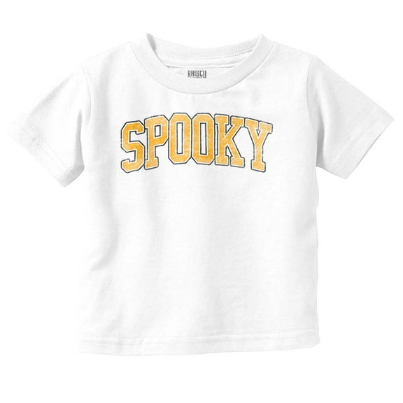 Halloween Spooky Trick or Treat Toddler Boy Girl T Shirt Infant Toddler Brisco Brands 6M