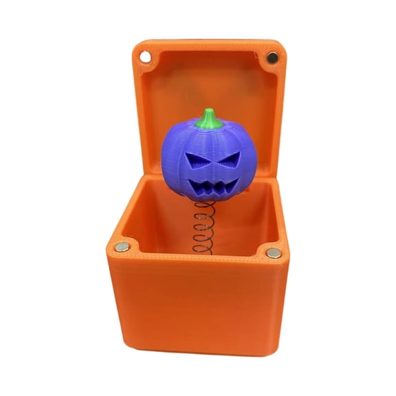Halloween Spring Surprise Box, Pumpkin Jump Scare Toy, Funny Prank Game, Desktop Party Decoration, Interactive Novelty Gift, Holiday Entertainment