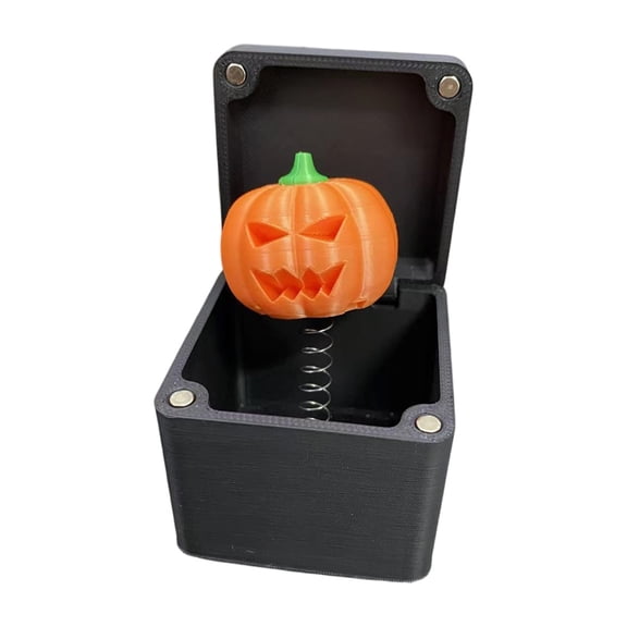 Halloween Spring Surprise Box, Pumpkin Prank Toy, Desktop Novelty Game, Party Favor Decoration, Funny Trick Gift, Interactive Holiday Entertainment