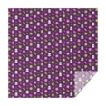 thumbnail image 1 of Halloween Square Tablecloth 42x42in(107x107cm) – Waterproof Polyester Printed Table Cover, Wrinkle Resistant & Washable for Kitchen Dining Picnic Party Decor, Pattern-V5-69, White, 1 of 6
