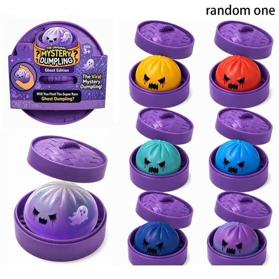 Halloween Squishy Bun, 1 randomly sel