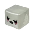 thumbnail image 1 of Halloween Squishy Cube Toy with Spooky Ghost Graphic and Slow Rising Foam, 1-Pack, Silver, for Kids and Adults, Relaxation Toy, 1 of 3