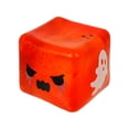 thumbnail image 1 of Halloween Squishy Cube with Floating Ghost Design and Soft Squeeze Material, 1-Pack, Red, for Relaxation, Squeeze Toy, 1 of 3