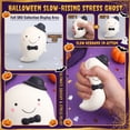 thumbnail image 1 of Halloween Squishy Ghost Shape Slow Rising Toys, Soft PU Foam Squeeze Fidget Toys for Adult Desk Stress Relief Sensory Play, 1 of 8