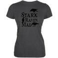 thumbnail image 1 of Halloween Stark Raven Mad Dark Heather Juniors Soft T-Shirt - Medium, 1 of 1