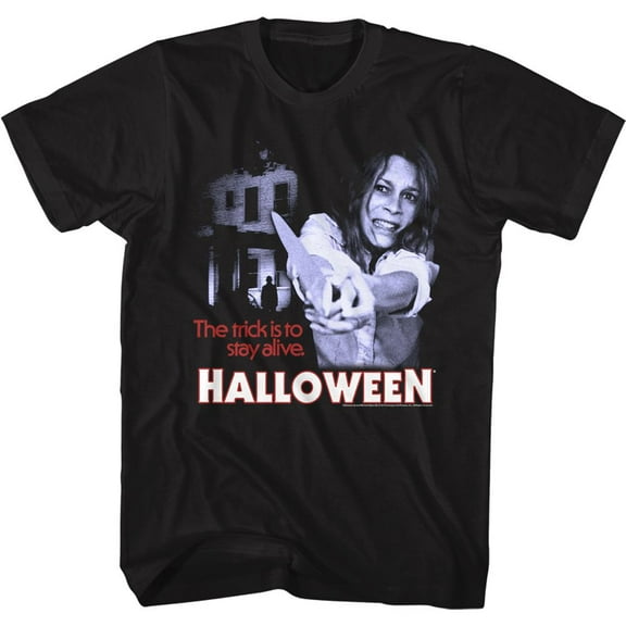 Halloween Stayin ALive Black Adult T-Shirt 3Xlt